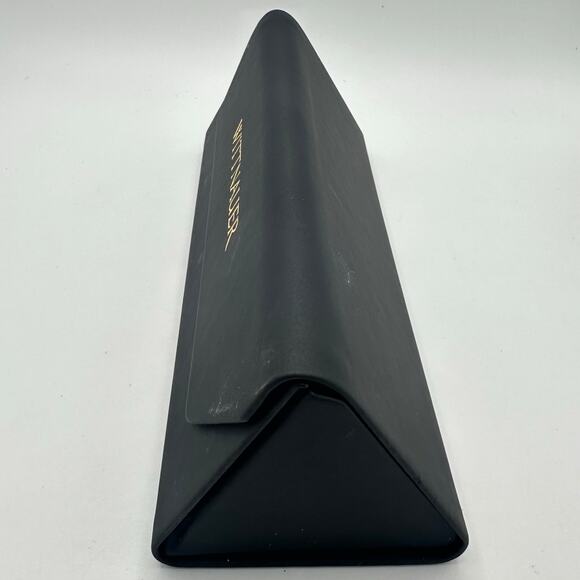 Wittnauer black velvet lined felted triangular eyeglasses sunglasses box case 2 - Picture 3 of 7